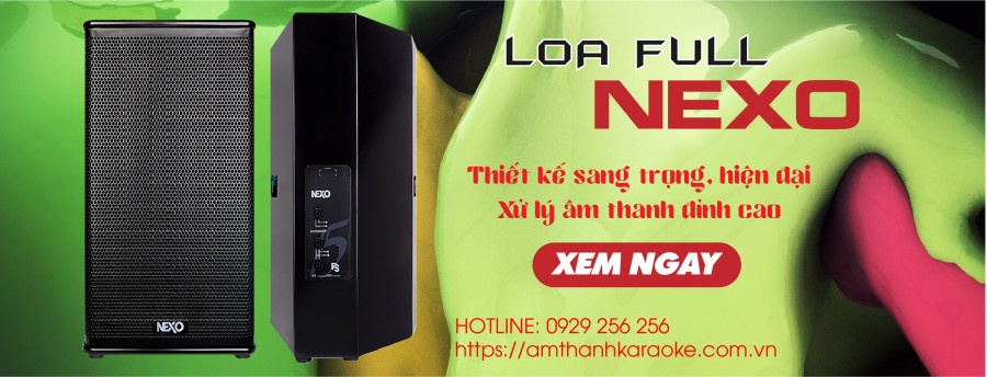 Loa karaoke Nexo chất lượng đỉnh cao tại Max Sound
