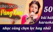 50 bài hát karaoke nhạc vàng chọn lọc hay nhất