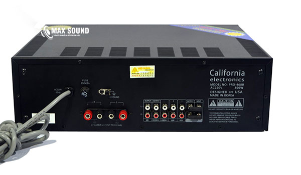 Amply California 468B gọn nhẹ, dễ phối ghép