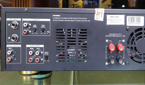 Amply HAS 10T dễ dàng kết nối với thiết bị khác