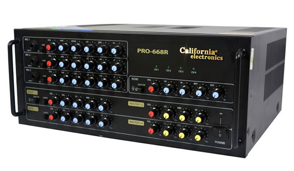 Amply karaoke California Pro 668R có phân khúc người dùng cao