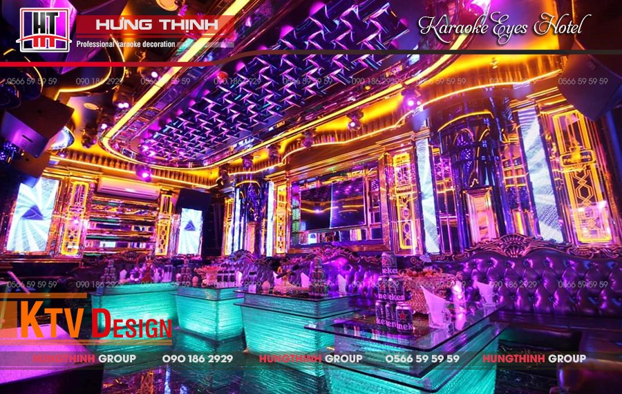 Quán karaoke Eyes Quận 1 hấp dẫn du khách và giới trẻ Sài Gòn