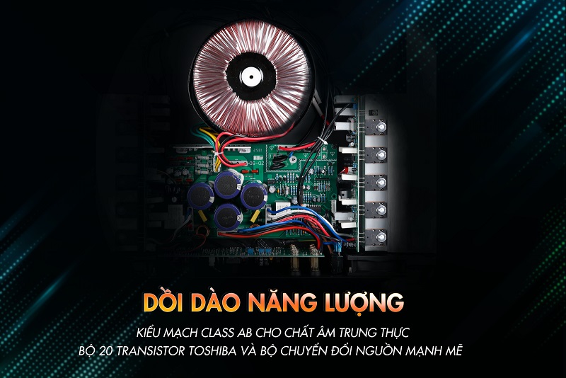 Dồi dào năng lượng từ công xuất DA 2500 Paramax