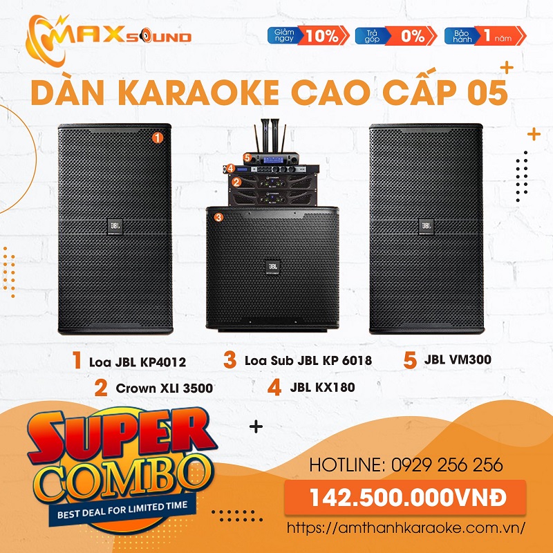 Chất và đỉnh cao là những gì bạn sẽ được trải nghiệm khi mua dàn karaoke Max Sound