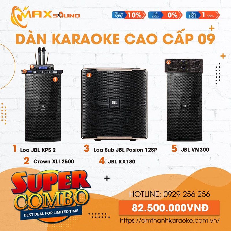 Một trong những dàn karaoke cao cấp được yêu thích tại Max Sound