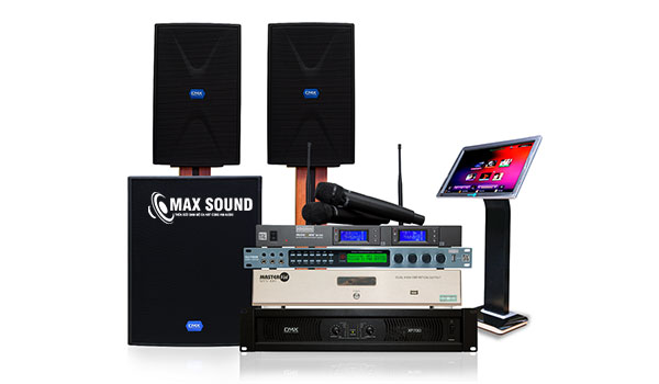 Cục đẩy công suất 2 kênh giúp âm thanh dàn karaoke thêm phần mạnh mẽ và sắc nét