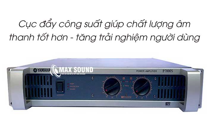 Cục đẩy công suất giúp tăng chât lượng âm thanh