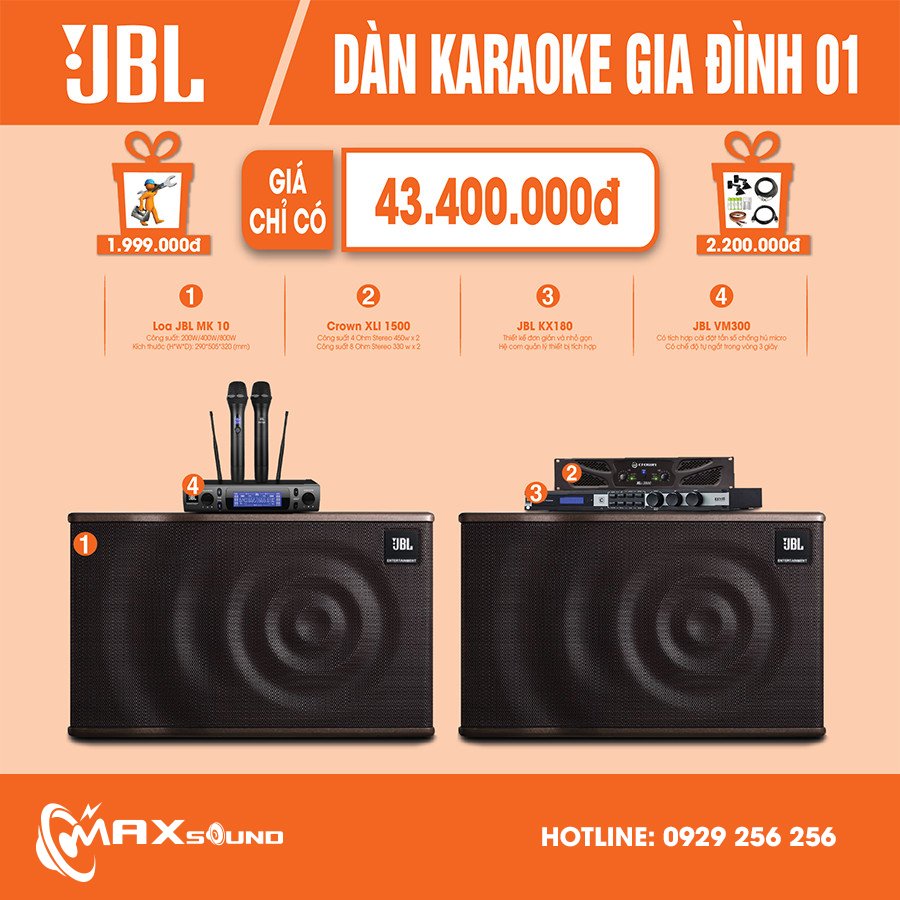 Dàn karaoke chất lượng cao của Max Sound