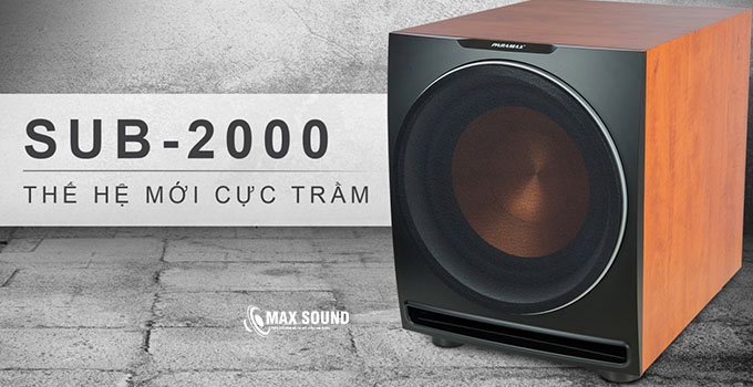 Loa sub Paramax 2000 là dòng sub thế hệ mới