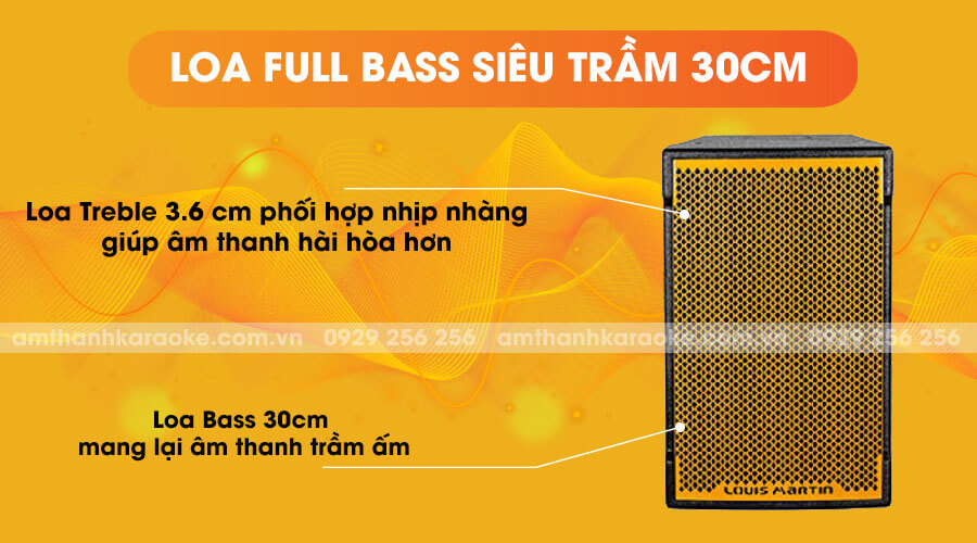 Loa Martin Full Bass 30cm Ktwo 12