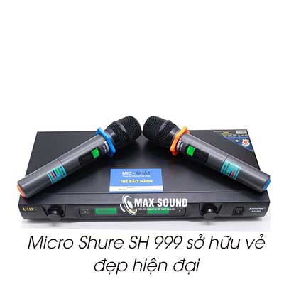 Micro Shure SH 999 sở hữu vẻ đẹp hiện đại