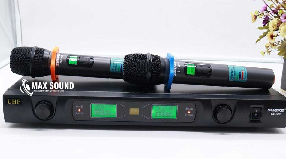 Micro Shure SH 999 hiệu chỉnh dễ dàng