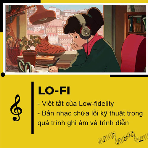 Nhạc Lofi thực chất là những bản thu cố tình tạo lỗi