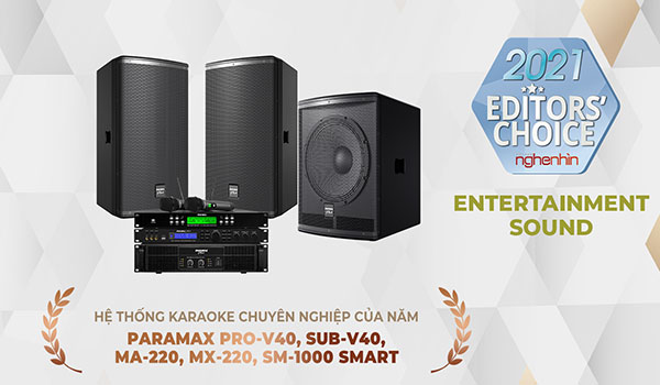 Paramax là quán quân của giải thưởng âm thanh karaoke chuyên nghiệp 2021