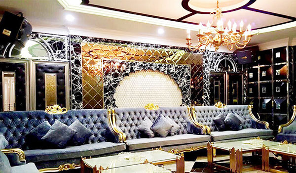 Không gian sang trọng của karaoke King Hai Bà Trưng