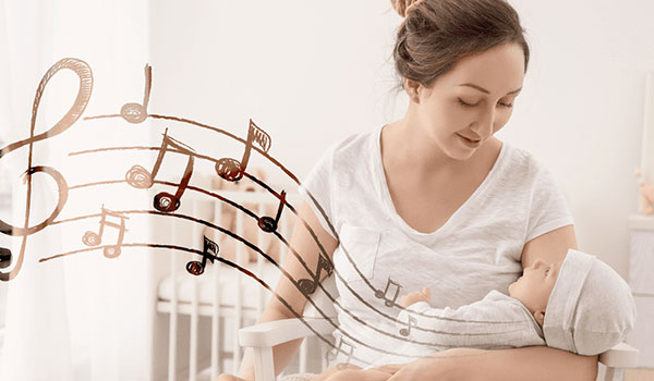 Nhiều phụ huynh sử dụng âm nhạc để ru bé ngủ