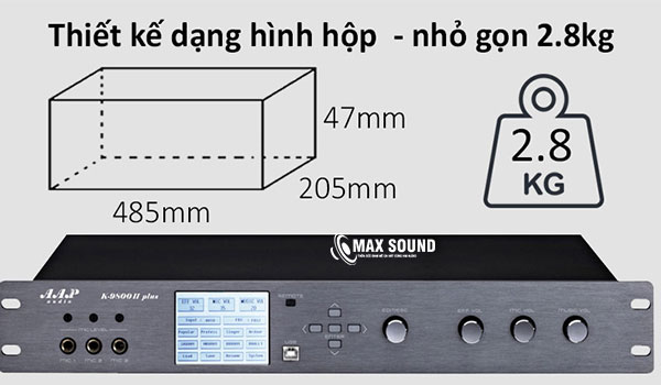 Vang số AAP K9800 II Plus mang đến âm thanh trung thực