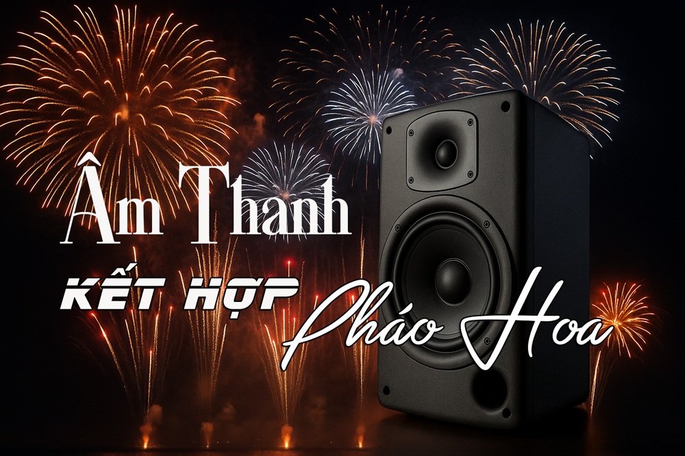Khi âm thanh kết hợp với pháo hoa