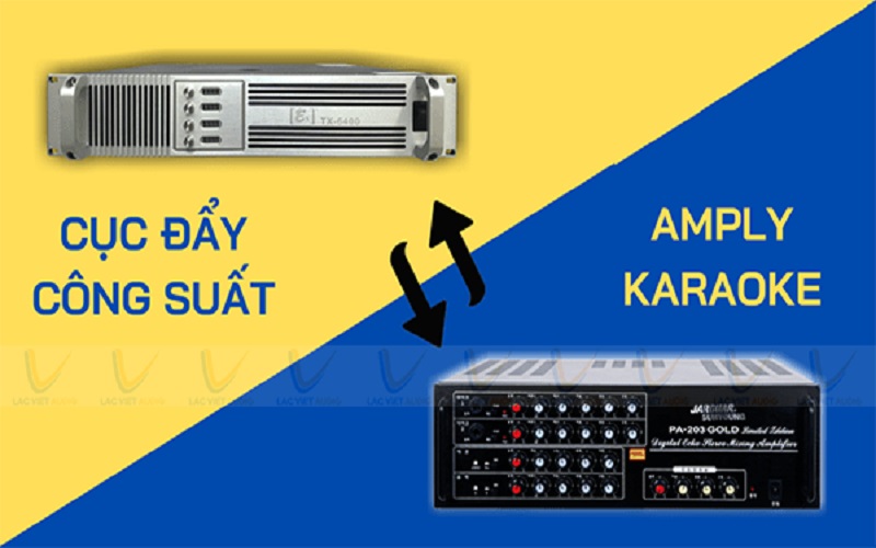 Điểm Giống Và Khác Nhau Giữa Cục Đẩy Và Amply