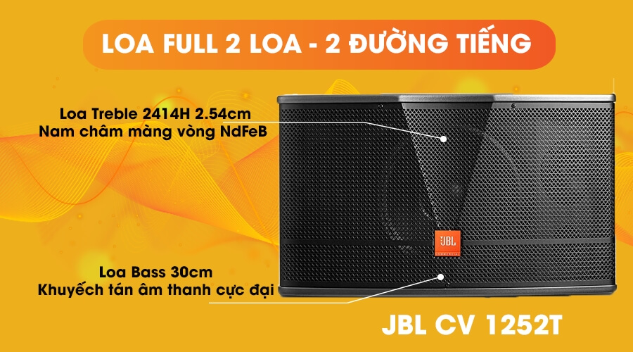 Loa JBL CV-1252T full 2 loa 2 đường tiếng