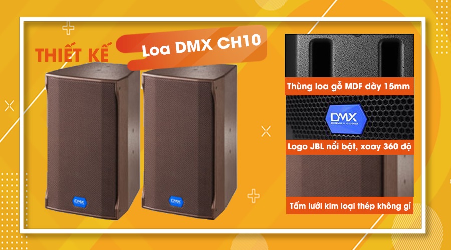 Thiết kế loa DMX CH10