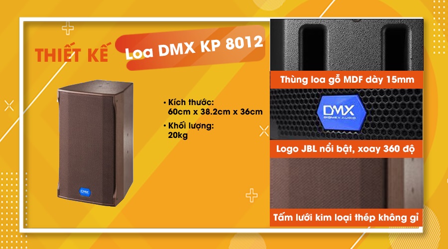 Thiết kế loa DMX KP-8012