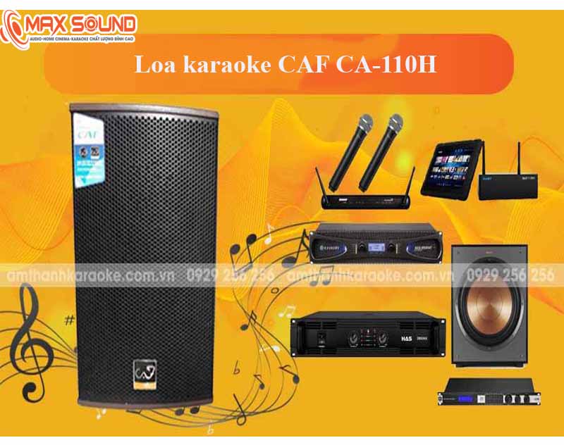 Loa karaoke CAF CA - 110H chất lượng