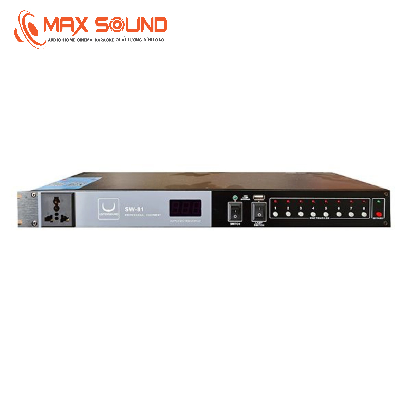 Bộ quản lý nguồn Listensound SW-81 bảo vệ hệ thống âm thanh tối đa
