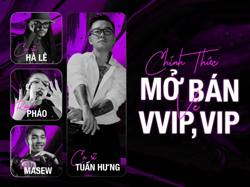 Chính thức mở bán vé cho đêm đại tiệc âm nhạc