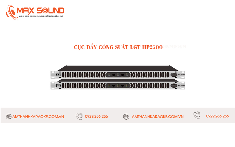 Cục đẩy công suất HP 2500 chính hãng Cục đẩy công suất HP 2500 chính hãng