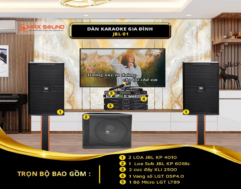 Dàn karaoke cao cấp tại Max Sound