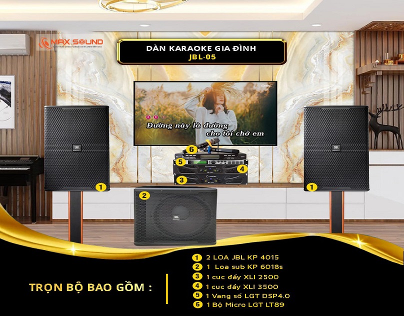 Dàn karaoke gia đình MS-JBL-05 Dàn karaoke gia đình MS-JBL-05