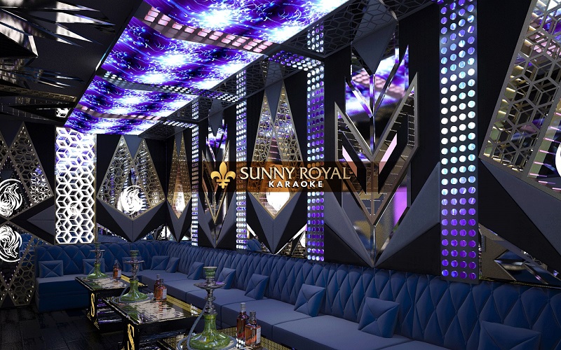 Hệ thống âm thanh chất lượng tại karaoke Sunny Royal