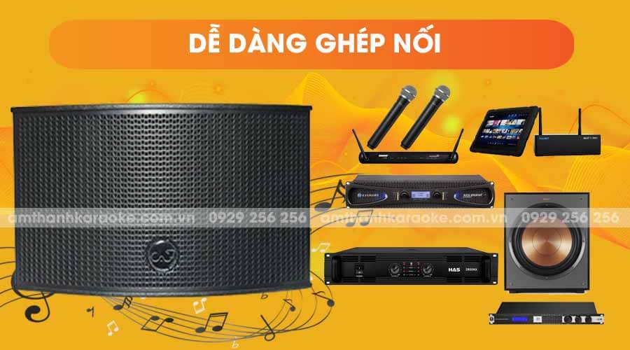 Loa CAF TV-550 dễ dàng ghép nối
