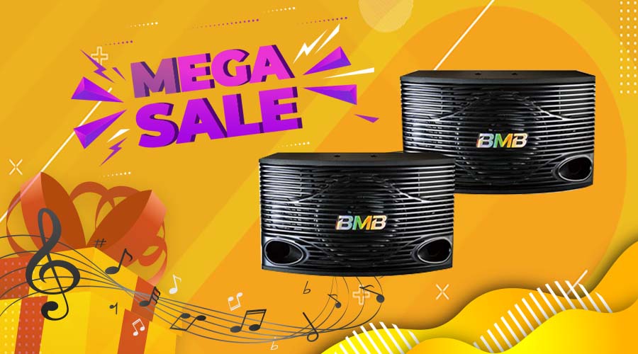 Banner Mega Sale tại Max Sound