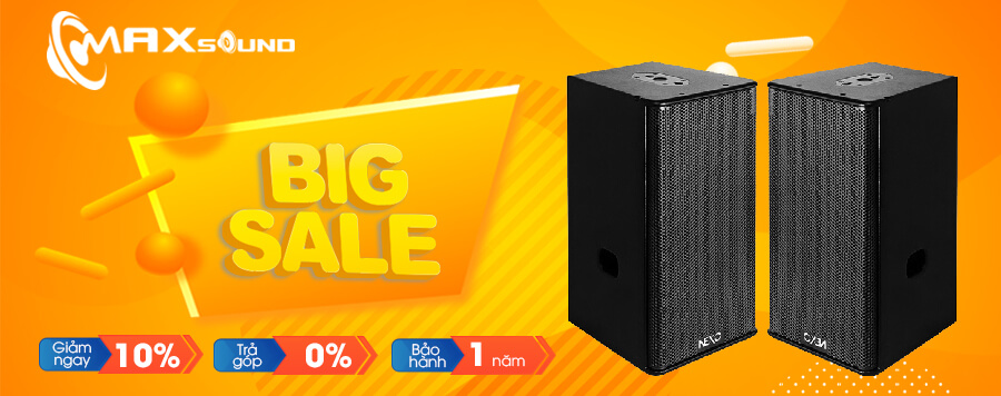 Banner big sale tại Max Sound