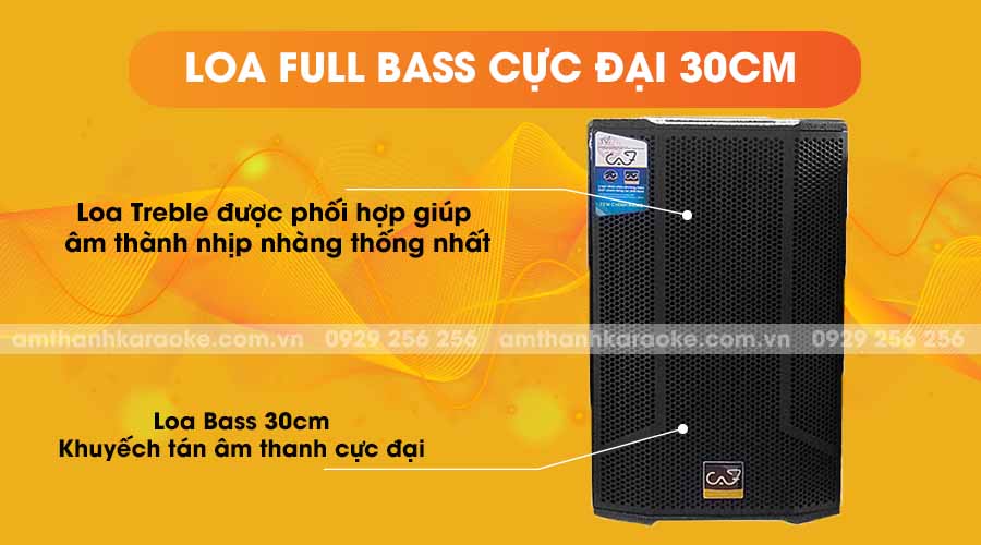 Loa CAF SK12 Pro full bass cực đại 30cm
