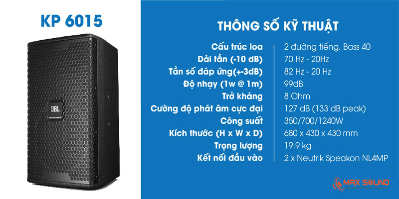 Loa JBL KP 6015 Loa JBL KP 6015