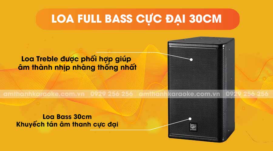 Loa CF Audio TA12 full bass cực đại 30cm