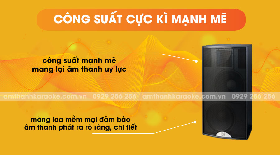Loa Martin F215 công suất cực kì mạnh mẽ