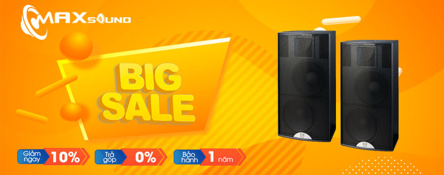Banner big sale tại Max Sound