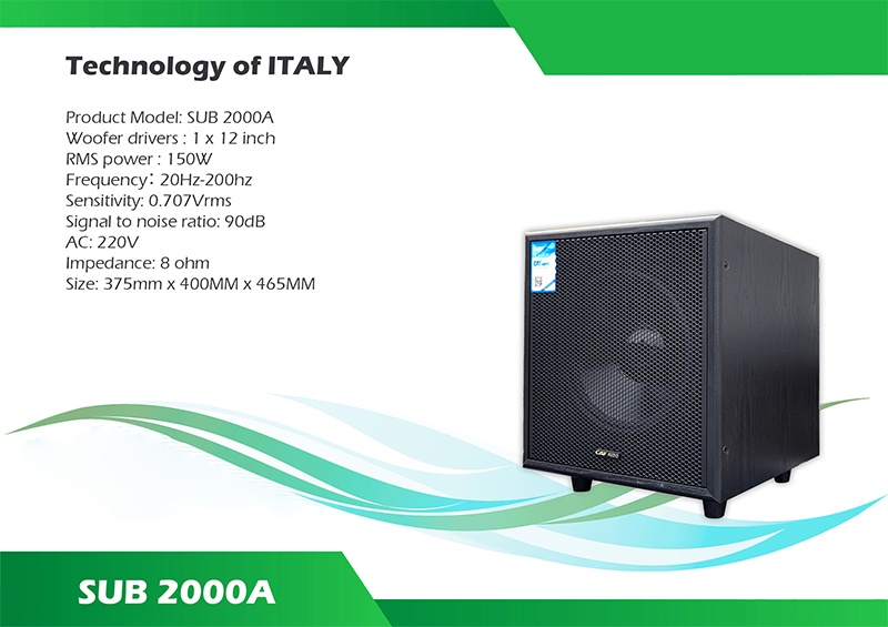 Loa Sub CAF 2000A Loa Sub CAF 2000A