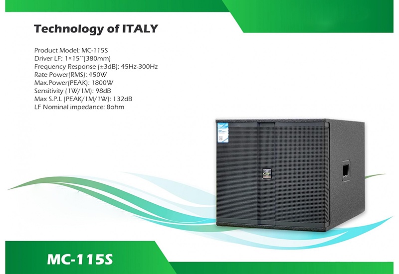 Loa Sub CAF MC 115S chính hãng Loa Sub CAF MC 115S chính hãng