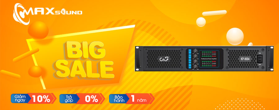 Banner big sale tại Max Sound