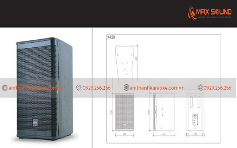 Thiết Kế Loa Karaoke Mix X 12H
