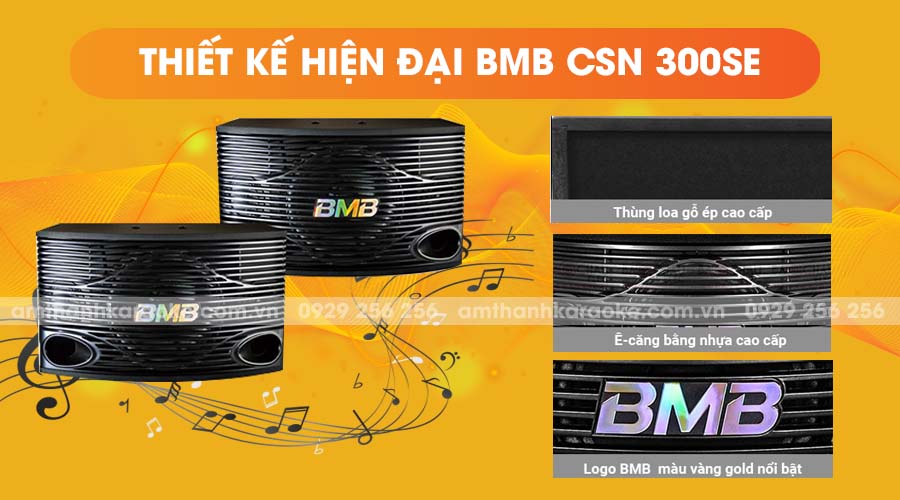 Thiết kế của loa BMB CSN-300SE